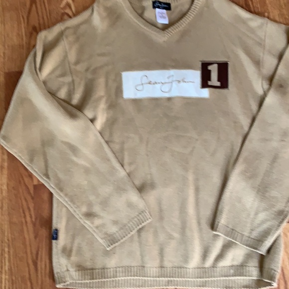 Sean John sweater size large retro acrylic - Picture 4 of 7